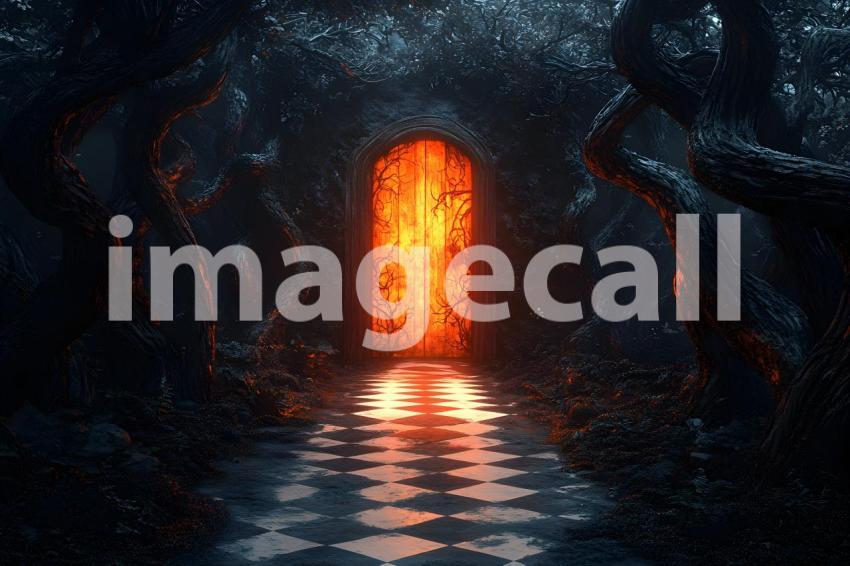 025 checkered garden path 30 backdrops bd25433