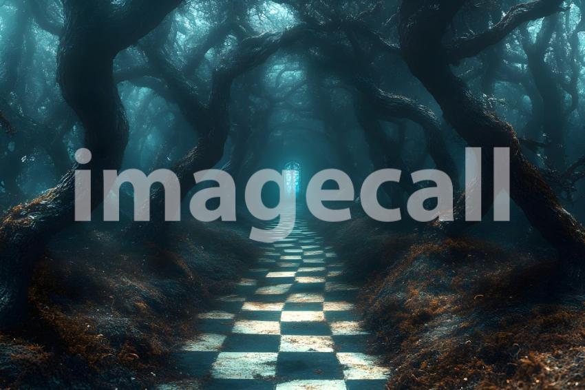 022 checkered garden path 30 backdrops bd25433