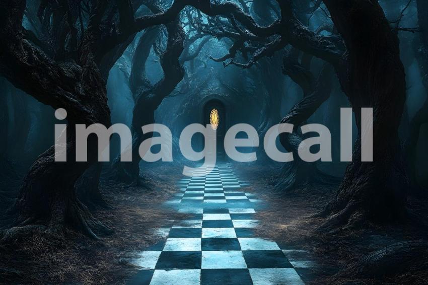 021 checkered garden path 30 backdrops bd25433