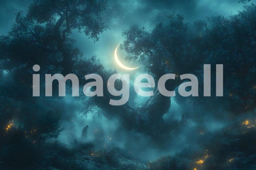 031 phantom forest clearing 70 backdrops bd25540