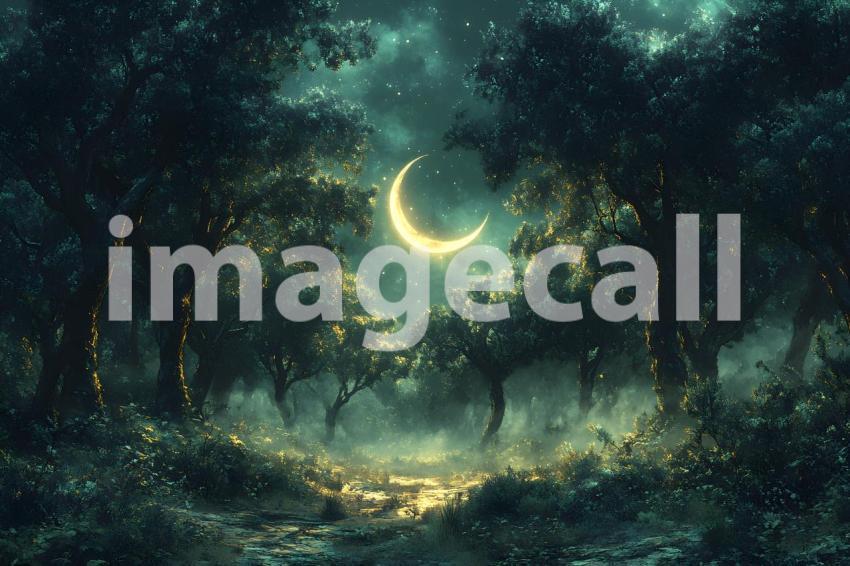 032 phantom forest clearing 70 backdrops bd25540