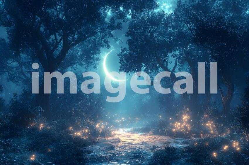 035 phantom forest clearing 70 backdrops bd25540