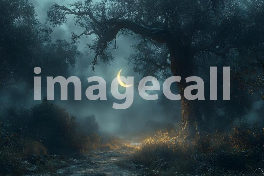 025 phantom forest clearing 70 backdrops bd25540