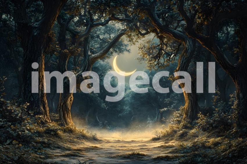 028 phantom forest clearing 70 backdrops bd25540
