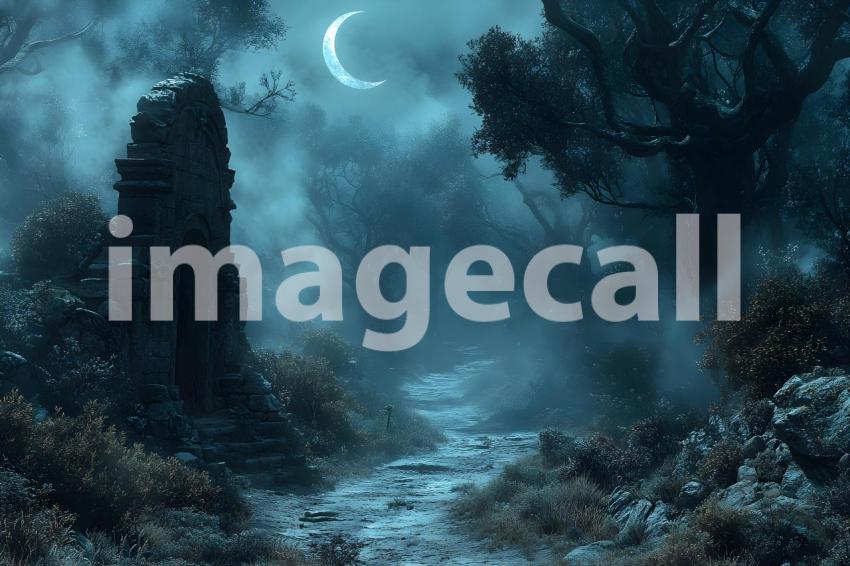 033 phantom forest clearing 70 backdrops bd25540