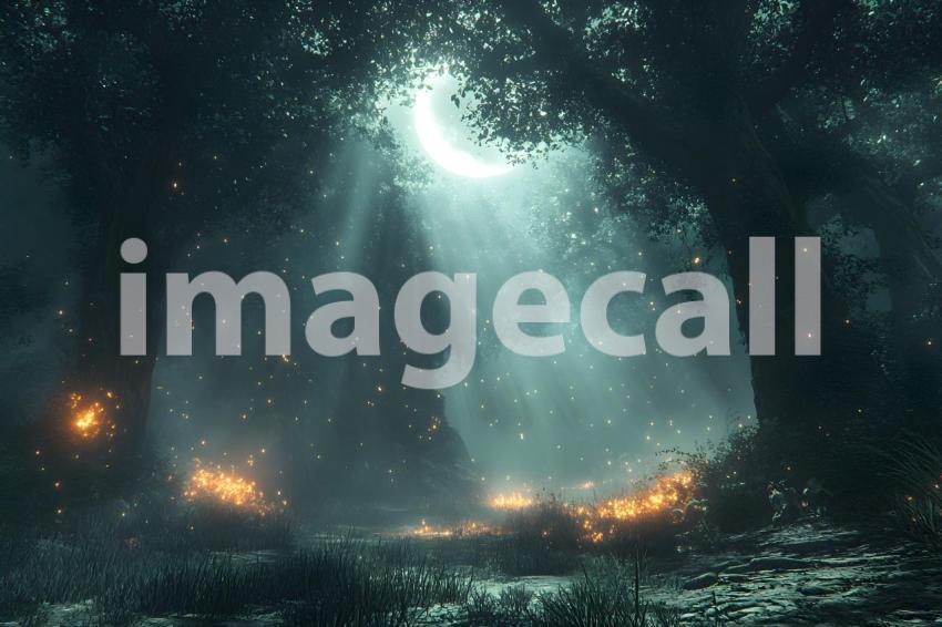 044 phantom forest clearing 70 backdrops bd25540