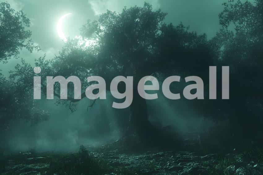 046 phantom forest clearing 70 backdrops bd25540