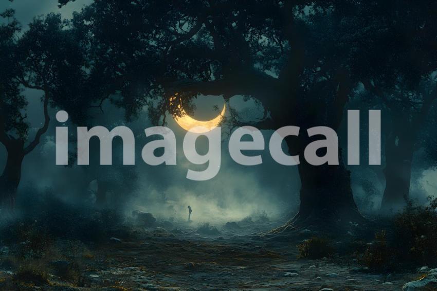 043 phantom forest clearing 70 backdrops bd25540