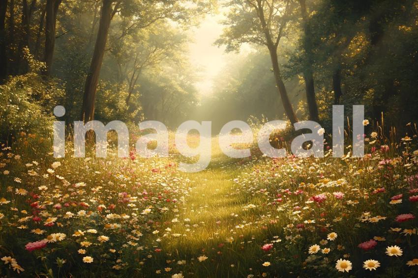 026 rustic wildflower field 35 backdrops bd25561