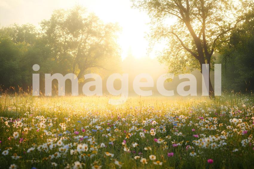 030 rustic wildflower field 35 backdrops bd25561