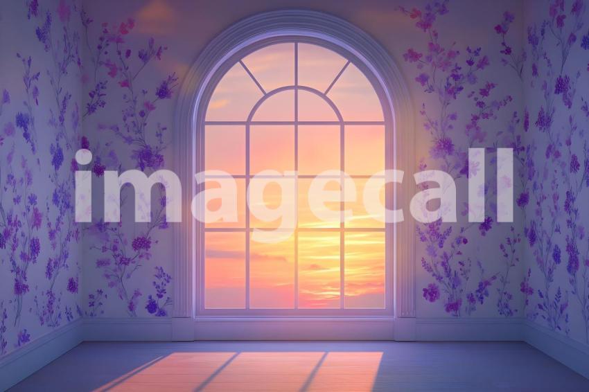 013 floral twilight glow 20 backdrops bd25462