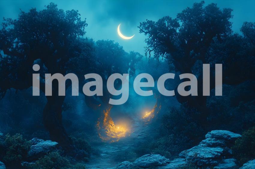 020 phantom forest clearing 70 backdrops bd25540