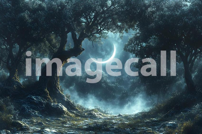 003 phantom forest clearing 70 backdrops bd25540