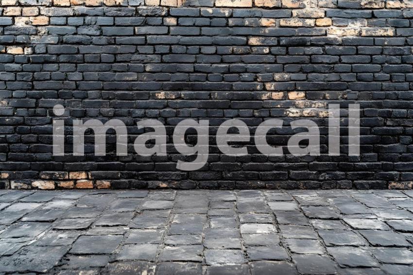 019 sleek black brick 40 backdrops bd25568