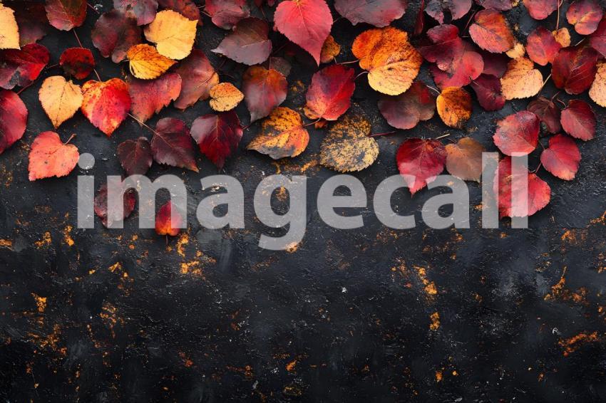 007 autumn maple ground 30 backdrops bd25404