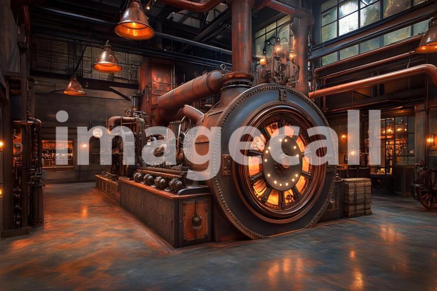 013 industrial steampunk 35 backdrops bd25488