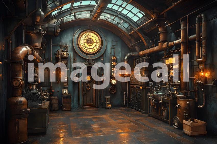 022 industrial steampunk 35 backdrops bd25488