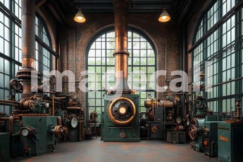 011 industrial steampunk 35 backdrops bd25488