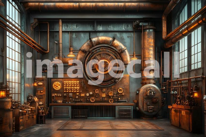 025 industrial steampunk 35 backdrops bd25488