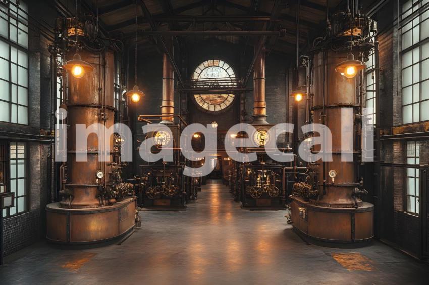 028 industrial steampunk 35 backdrops bd25488