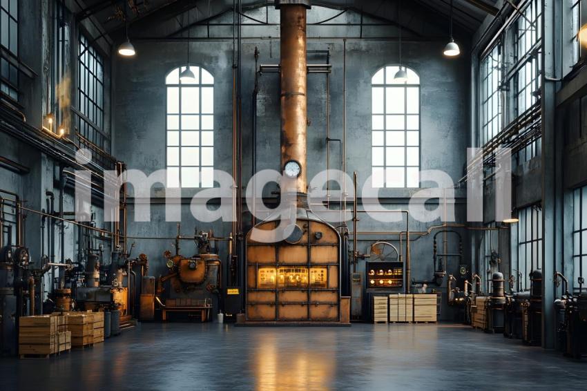 032 industrial steampunk 35 backdrops bd25488