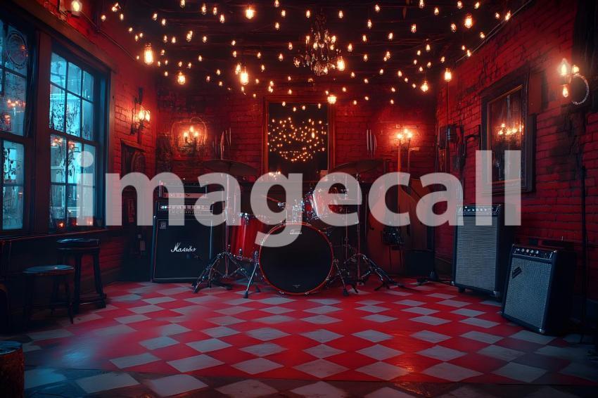 032 dance hall vintage 30 backdrops bd25445