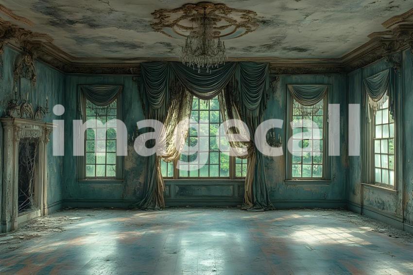 043 haunted manor ballroom 40 backdrops bd25481