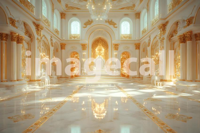 028 ivory throne hall 30 backdrops bd25491