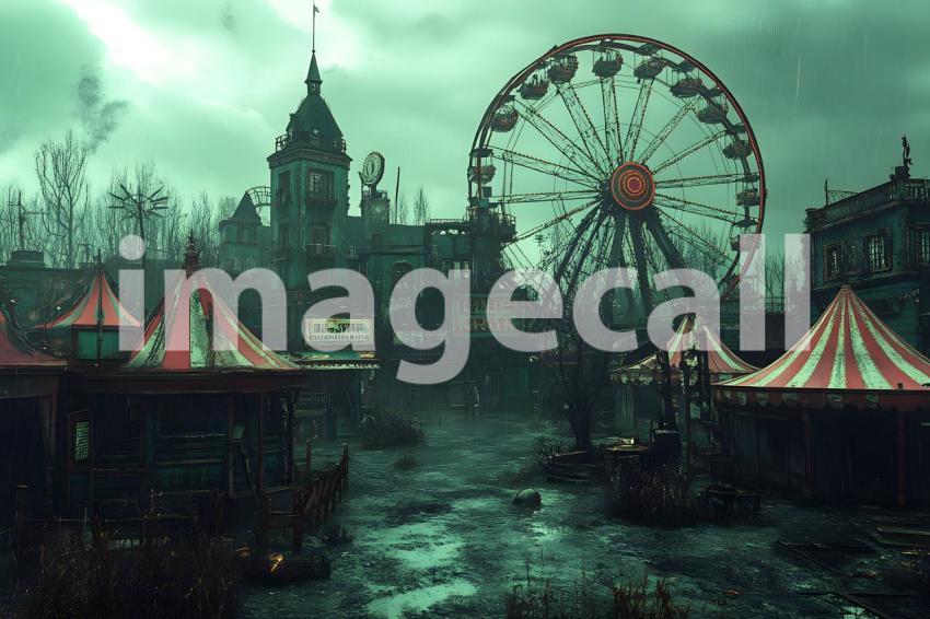 035 steampunk carnival 50 backdrops bd25578