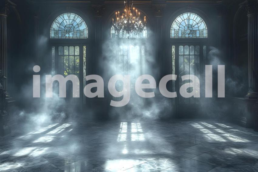 009 haunted manor ballroom 40 backdrops bd25481