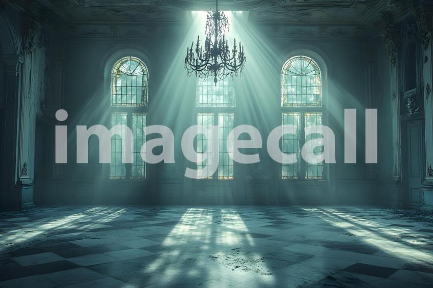 008 haunted manor ballroom 40 backdrops bd25481