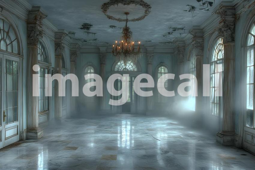 007 haunted manor ballroom 40 backdrops bd25481