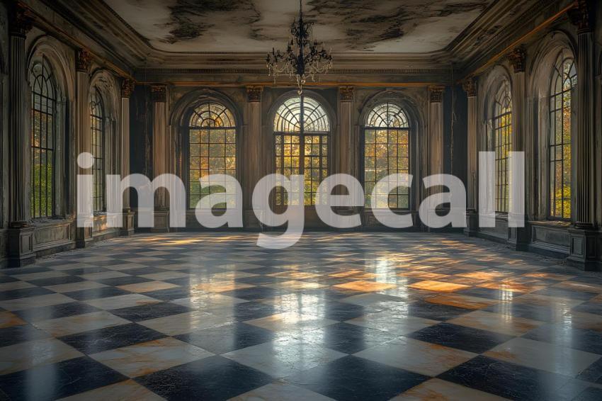 011 haunted manor ballroom 40 backdrops bd25481