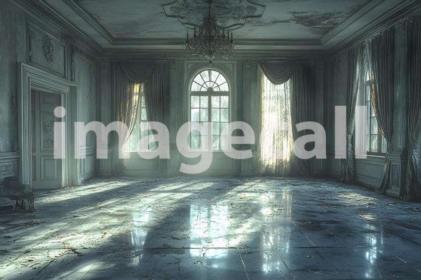 004 haunted manor ballroom 40 backdrops bd25481