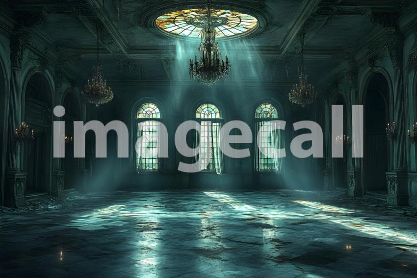 020 haunted manor ballroom 40 backdrops bd25481