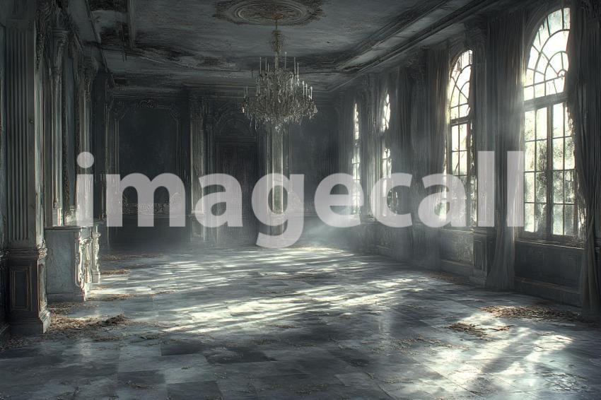 021 haunted manor ballroom 40 backdrops bd25481