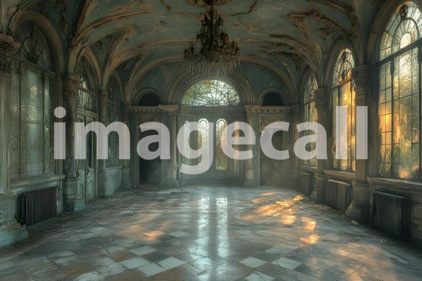 025 haunted manor ballroom 40 backdrops bd25481