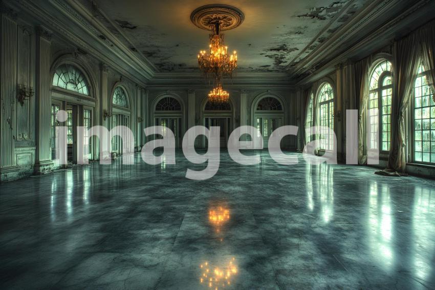 033 haunted manor ballroom 40 backdrops bd25481
