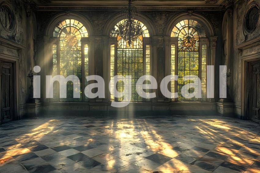 031 haunted manor ballroom 40 backdrops bd25481