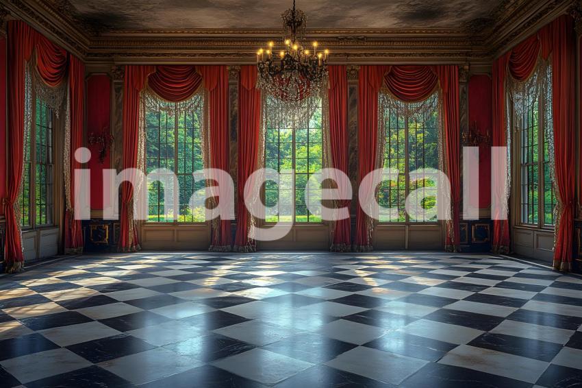 024 haunted manor ballroom 40 backdrops bd25481