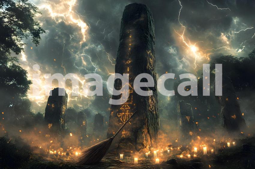 033 witch broomstick 35 backdrops b25113