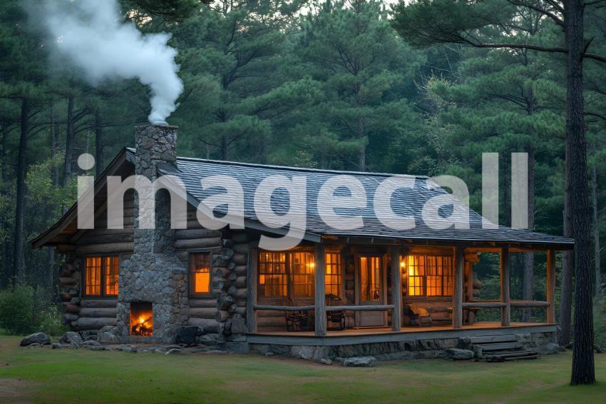 032 rustic cabin retreat 35 backdrops bd25557