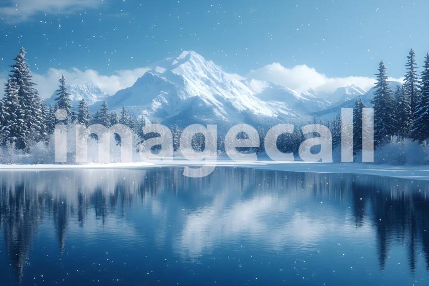 014 snowy mountain wedding 15 backdrops bd25570