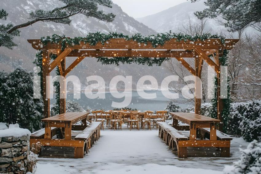 018 snowy mountain wedding 15 backdrops bd25570