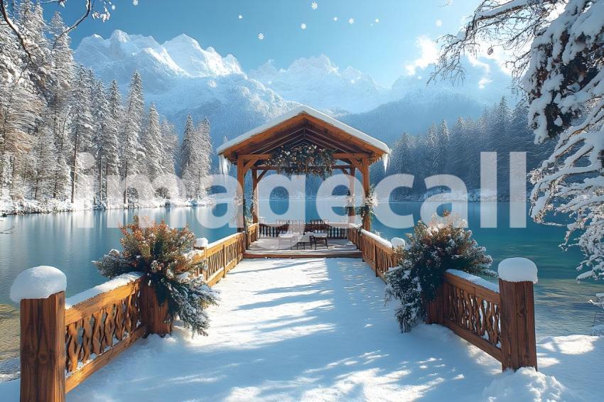 001 snowy mountain wedding 15 backdrops bd25570