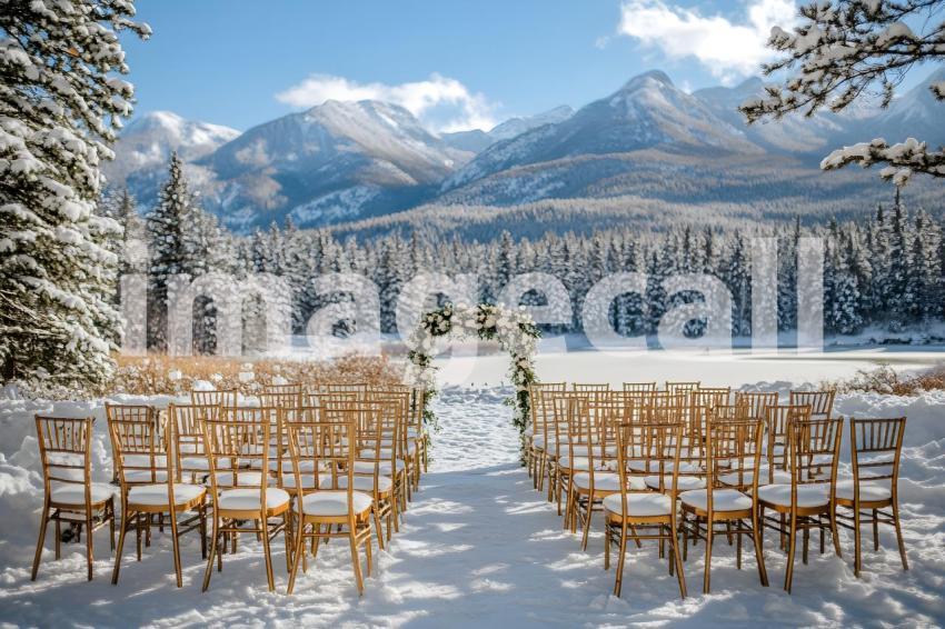 007 snowy mountain wedding 15 backdrops bd25570