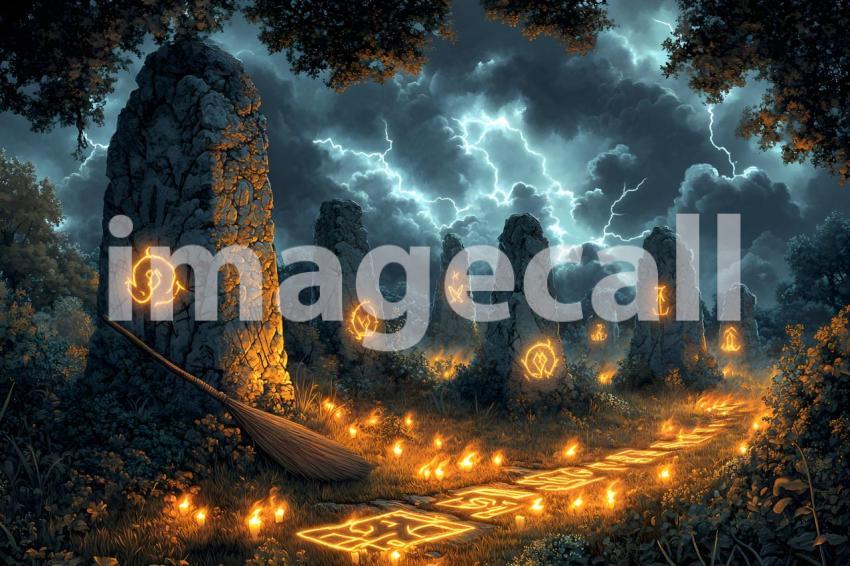 015 witch broomstick 35 backdrops b25113