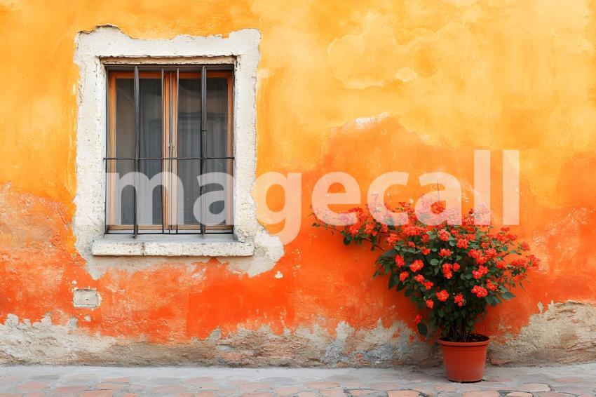 009 orange wall texture 70 backdrops b25225