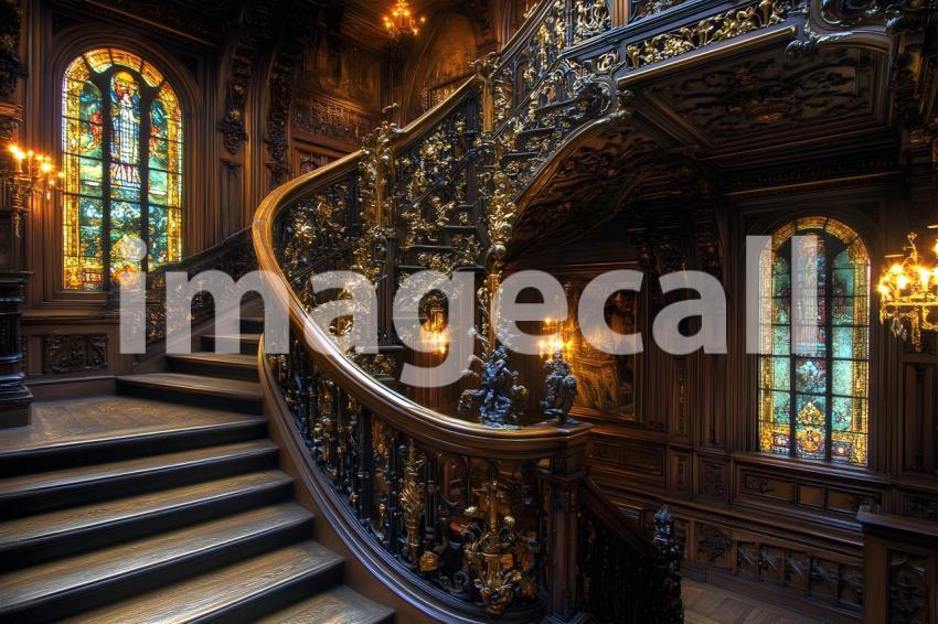 019 gothic revival 50 backdrops bd25072