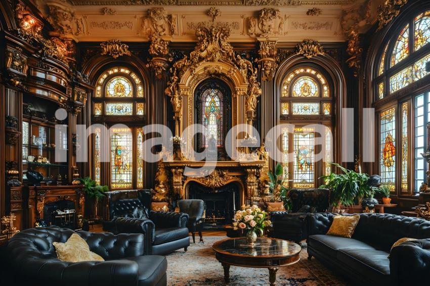 015 gothic revival 50 backdrops bd25072